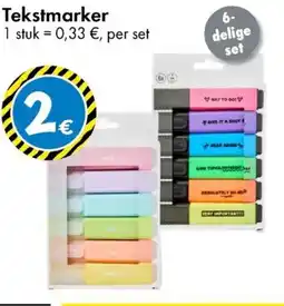 TEDi Tekstmarker aanbieding