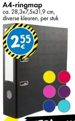TEDi A4-ringmap aanbieding