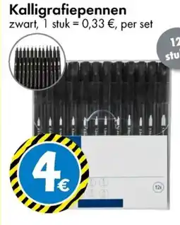 TEDi Kalligrafiepennen aanbieding