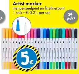 TEDi Artist marker aanbieding