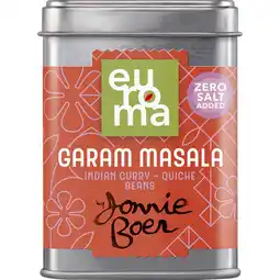 Albert Heijn Euroma Garam masala by Jonnie Boer aanbieding