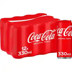 Albert Heijn Coca-Cola Original taste regular 12-pack aanbieding