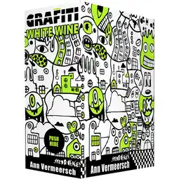 Albert Heijn Vermeersch Graffiti wit bib bel aanbieding