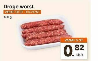 Bon Ap Droge Worst aanbieding