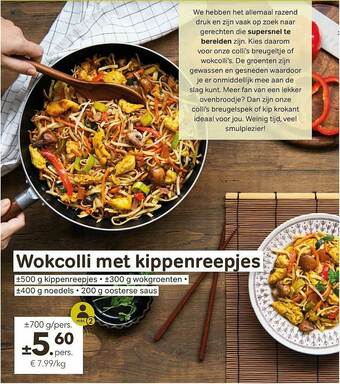 Bon Ap Wokcolli Met Kippenreepjes aanbieding