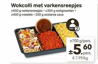 Bon Ap Wokcolli Met Varkensreepjes aanbieding