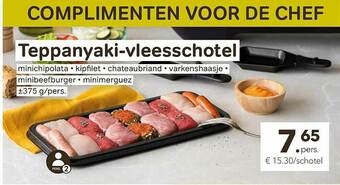 Teppanyaki Vleesschotel