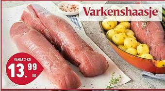Buurtslagers Varkenshaasje aanbieding