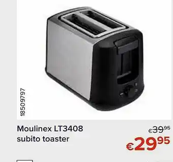 Euroshop Moulinex Subito Toaster aanbieding