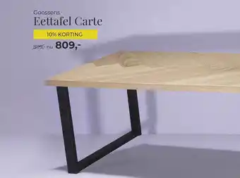 Eettafel Carte