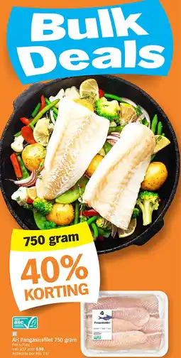 Albert Heijn AH Pangasiusfilet 750 gram aanbieding