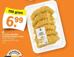 Albert Heijn AH Scharrelkipfiletschnitzel krokant 6 stuks aanbieding
