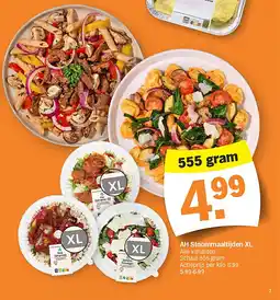 Albert Heijn AH Stoommaaltijden XL aanbieding