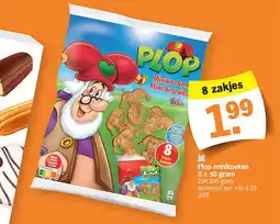 Albert Heijn Plop minikoeken 8 x 30 gram aanbieding