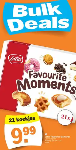 Albert Heijn Lotus Favourite Moments aanbieding