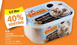 Albert Heijn IJsboerke dame blanche 2.5 liter aanbieding