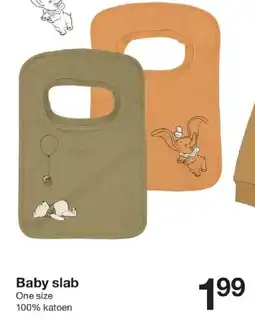 Zeeman Baby slab aanbieding