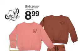 Zeeman Kinder sweater aanbieding