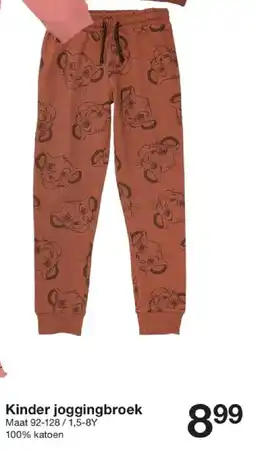Zeeman Kinder joggingbroek aanbieding