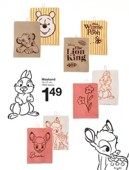 Zeeman Washand aanbieding