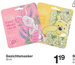 Zeeman Gezichtsmasker aanbieding