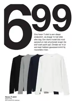 Zeeman Heren T-shirt aanbieding