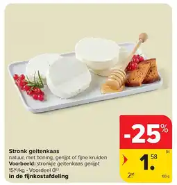 Carrefour Stronk geitenkaas aanbieding