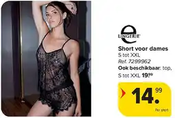 Carrefour Short voor dames aanbieding