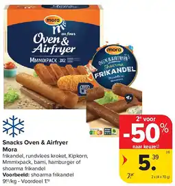 Carrefour Snacks Oven & Airfryer Mora aanbieding