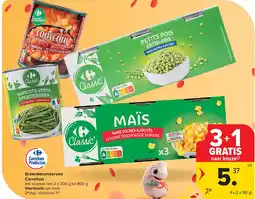 Carrefour Groenteconserven Carrefour aanbieding