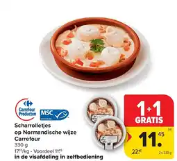 Carrefour Scharrolletjes op Normandische wijze Carrefour aanbieding
