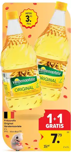 Carrefour Frituurolie Original Vandemoortele aanbieding