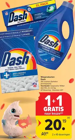 Carrefour Wasproducten Dash aanbieding