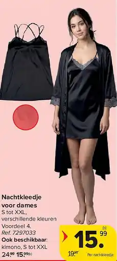 Carrefour Nachtkleedje voor dames aanbieding
