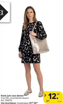 Carrefour Korte jurk voor dames aanbieding