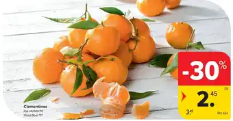 Carrefour Clementines aanbieding
