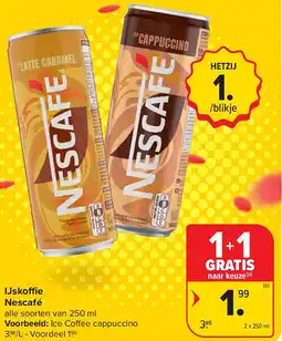 Carrefour IJskoffie Nescafé aanbieding