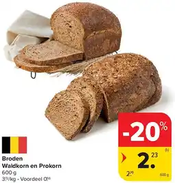 Carrefour Broden Waldkorn en Prokorn aanbieding