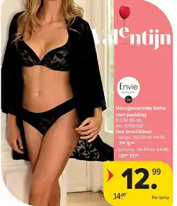 Carrefour Voorgevormde beha met padding aanbieding