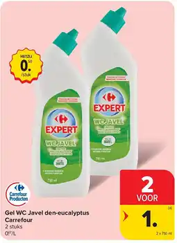 Carrefour Gel WC Javel den-eucalyptus Carrefour aanbieding
