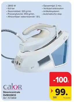 Carrefour Stoomcentrale SV8028C0 aanbieding