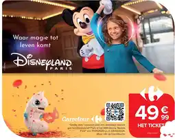 Carrefour Disneyland Paris aanbieding