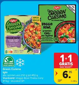 Carrefour Green Cuisine Iglo aanbieding