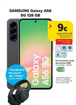 Carrefour SAMSUNG Galaxy A56 5G 128 GB aanbieding