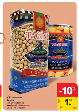 Carrefour Kikkererwten Tagine aanbieding