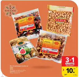 Carrefour Mix van gedroogde vruchten en noten Zahia aanbieding