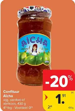 Carrefour Confi tuur Aïcha aanbieding