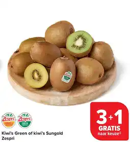 Carrefour Kiwi’s Green of kiwi’s Sungold Zespri aanbieding