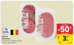Carrefour Salami Carrefour aanbieding