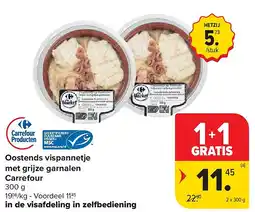 Carrefour Oostends vispannetje met grijze garnalen Carrefour aanbieding